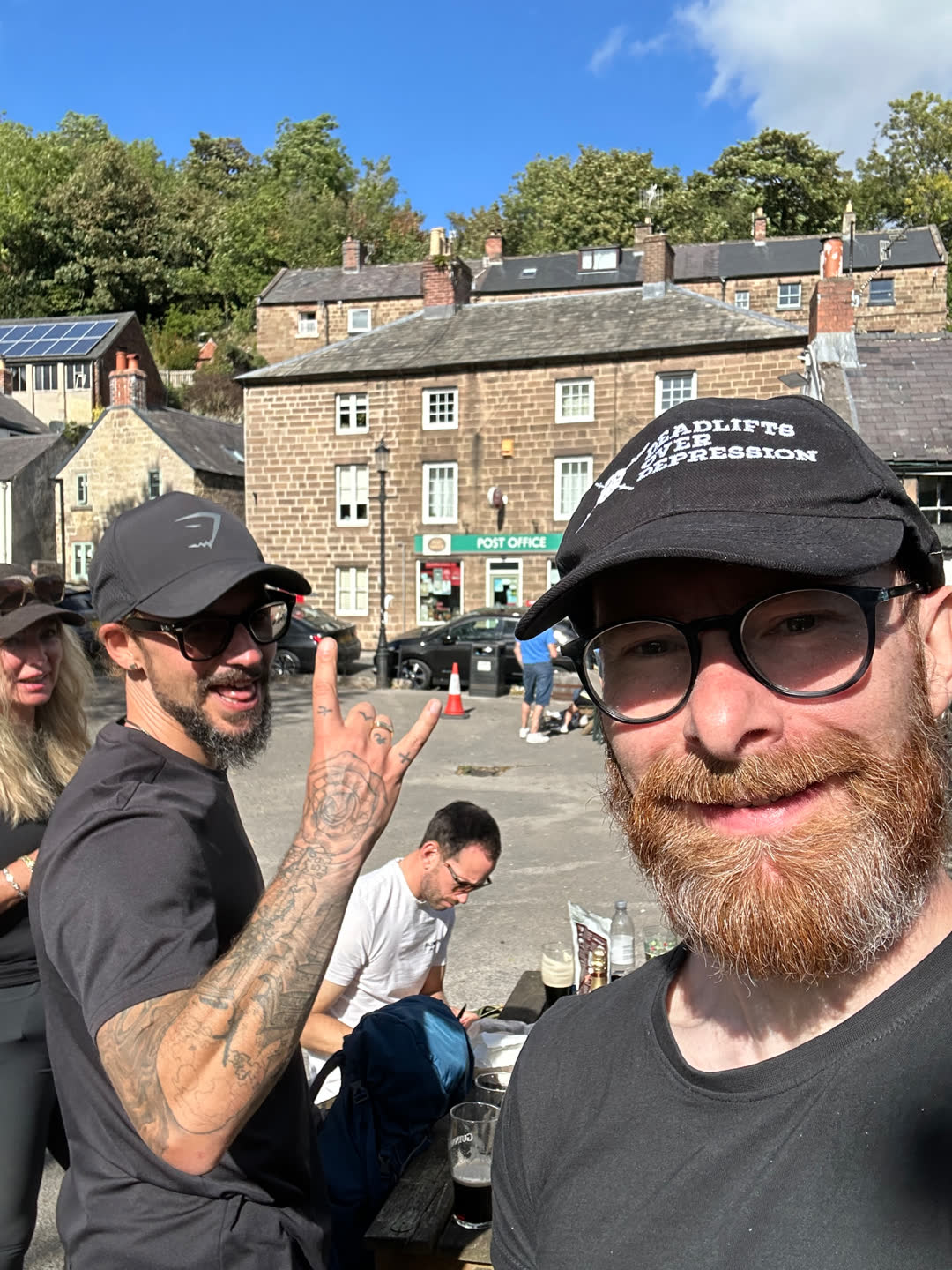 Pints in the sun