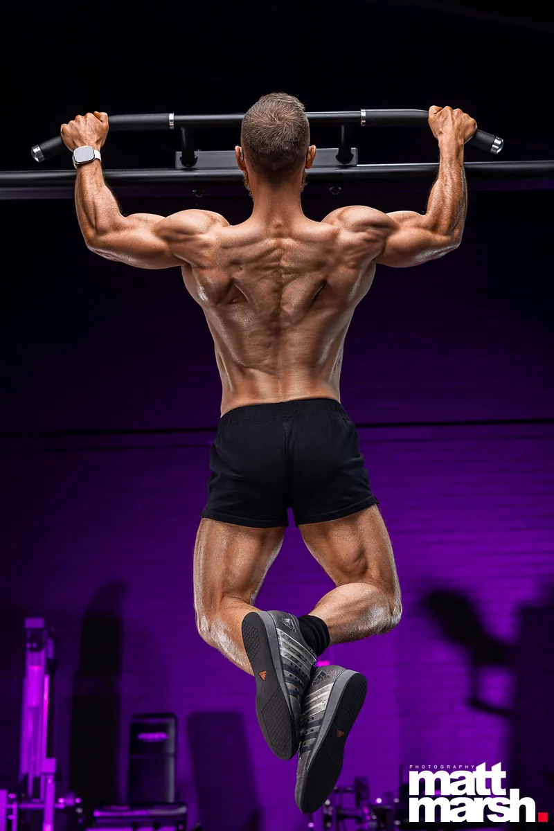 Andy, second photoshoot showing the results of consistent work
